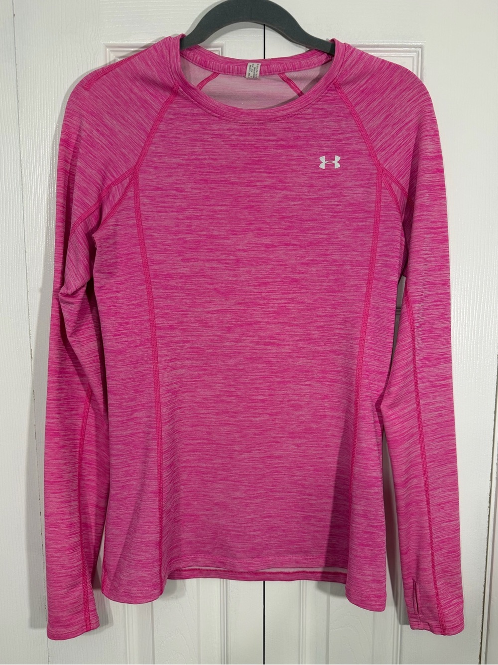 Under Armour ColdGear Cozy Crew Pink See Measurements